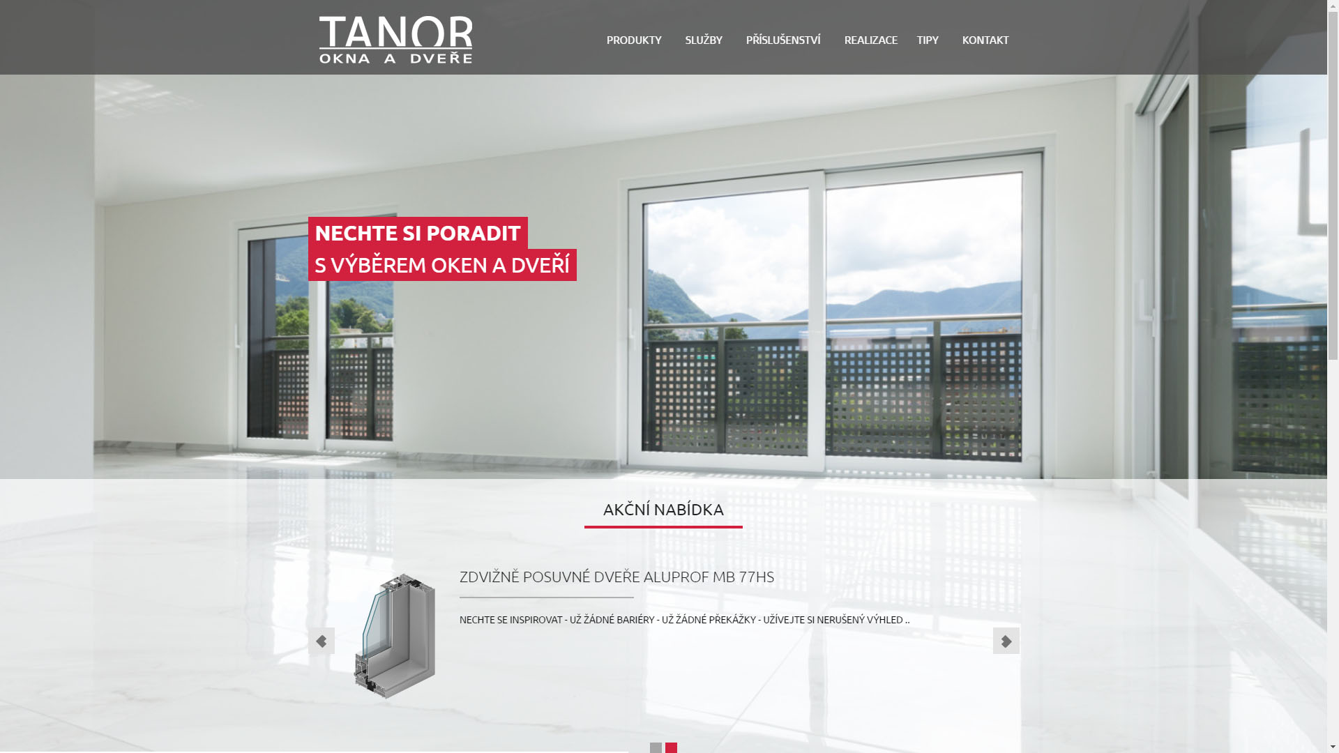 Tanor - web výrobce plastových oken